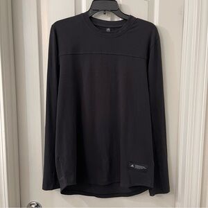 Adidas L/S Tee - Black.  Mens:  Medium.